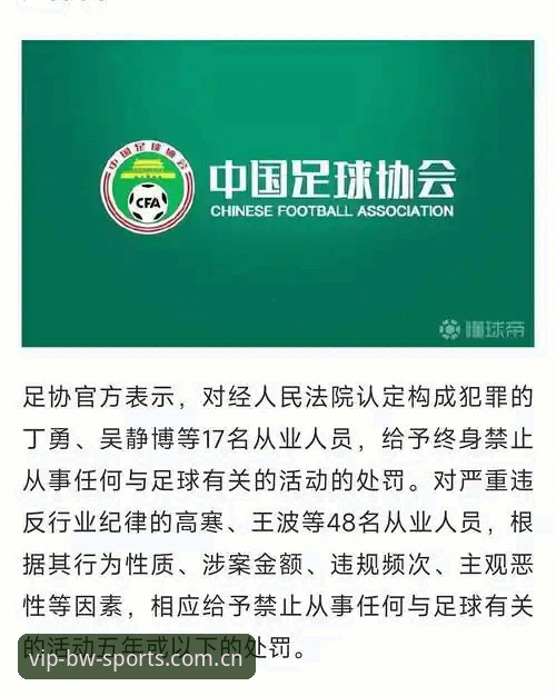 中国足协第三批禁足名单深度解析:足球反腐背后的技术视角与平台观察